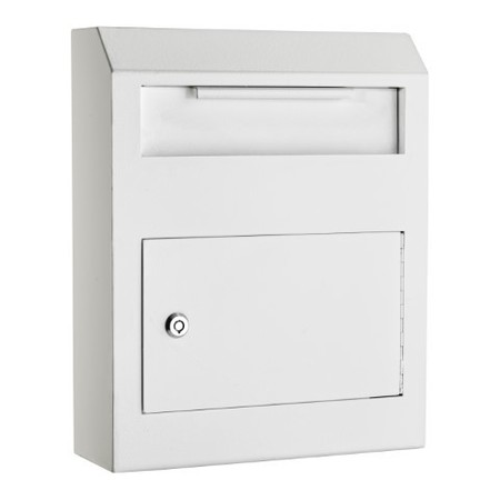 ADIROFFICE Heavy Duty Secured Drop Box ADI631-07-WHI